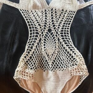 BCBG Vintage Knit Swim suit